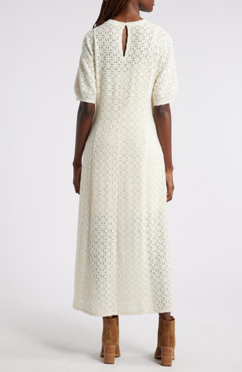 Treasure & Bond Brushed Lace Maxi Dress