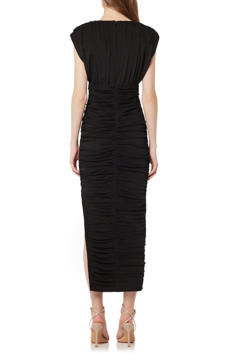 Elliatt Lori Plunge Neck Ruched Sheath Dress, Alternate, color, 