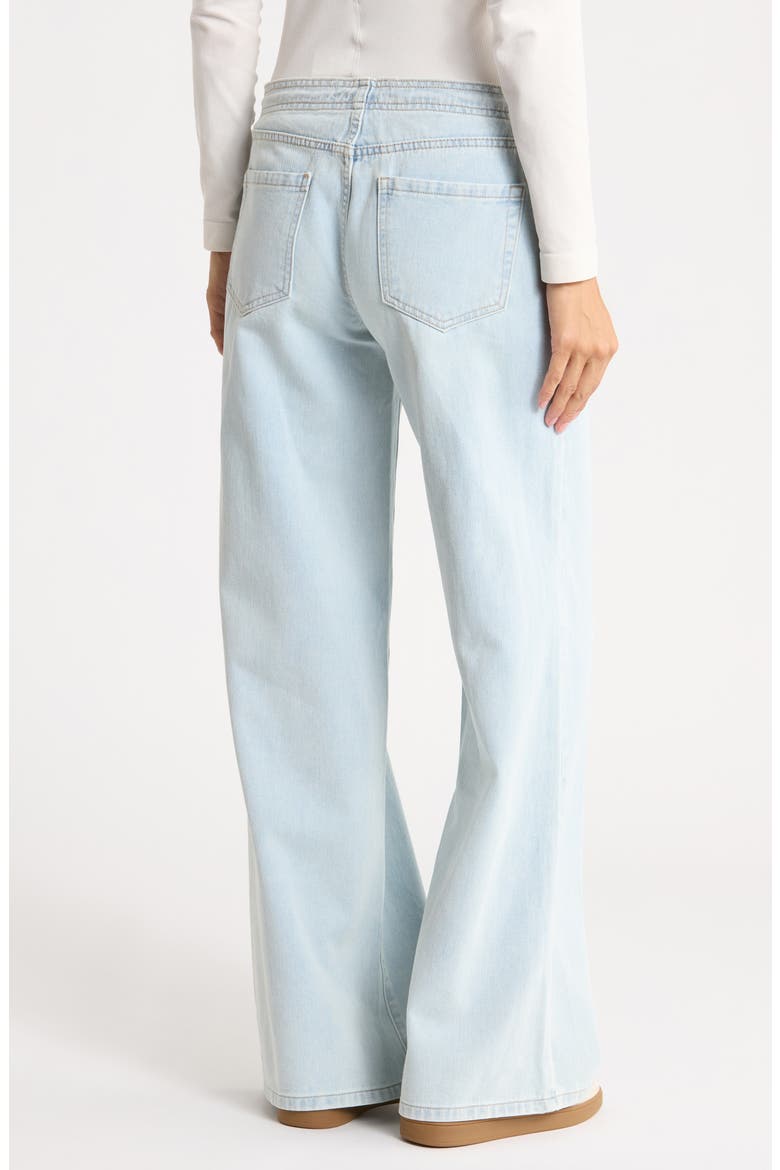 Low Rise Wide Leg Corduroy Jeans, Alternate, color, POWDER BLUE WASH