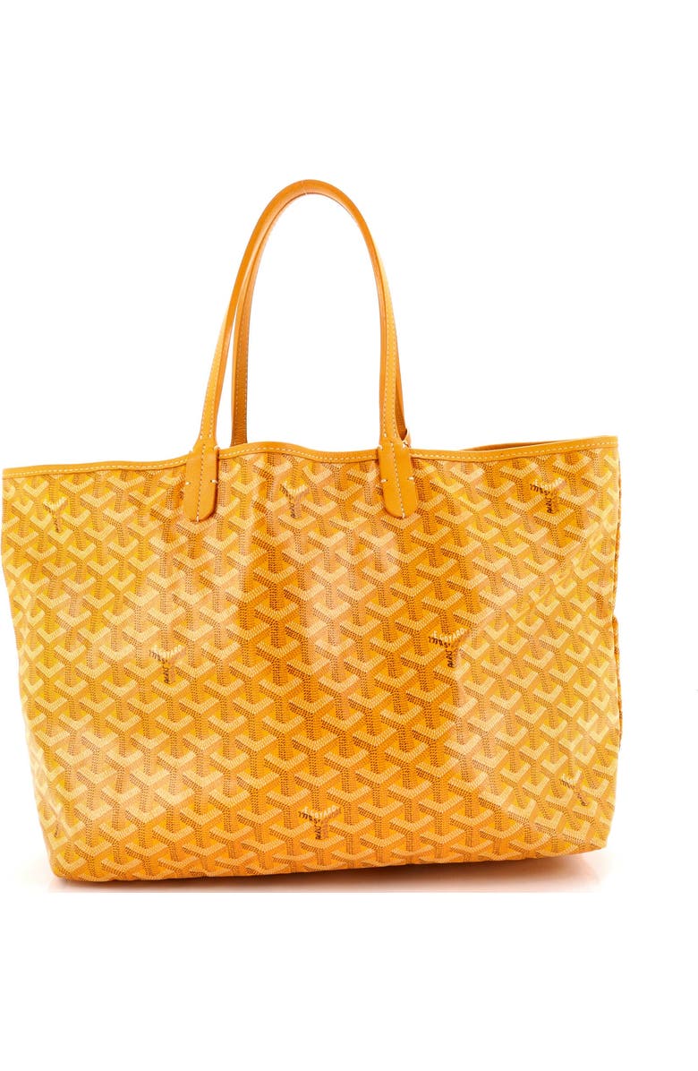 Pre-Owned Goyard Saint Louis Tote Coated Canvas PM, Main, color, Yellow