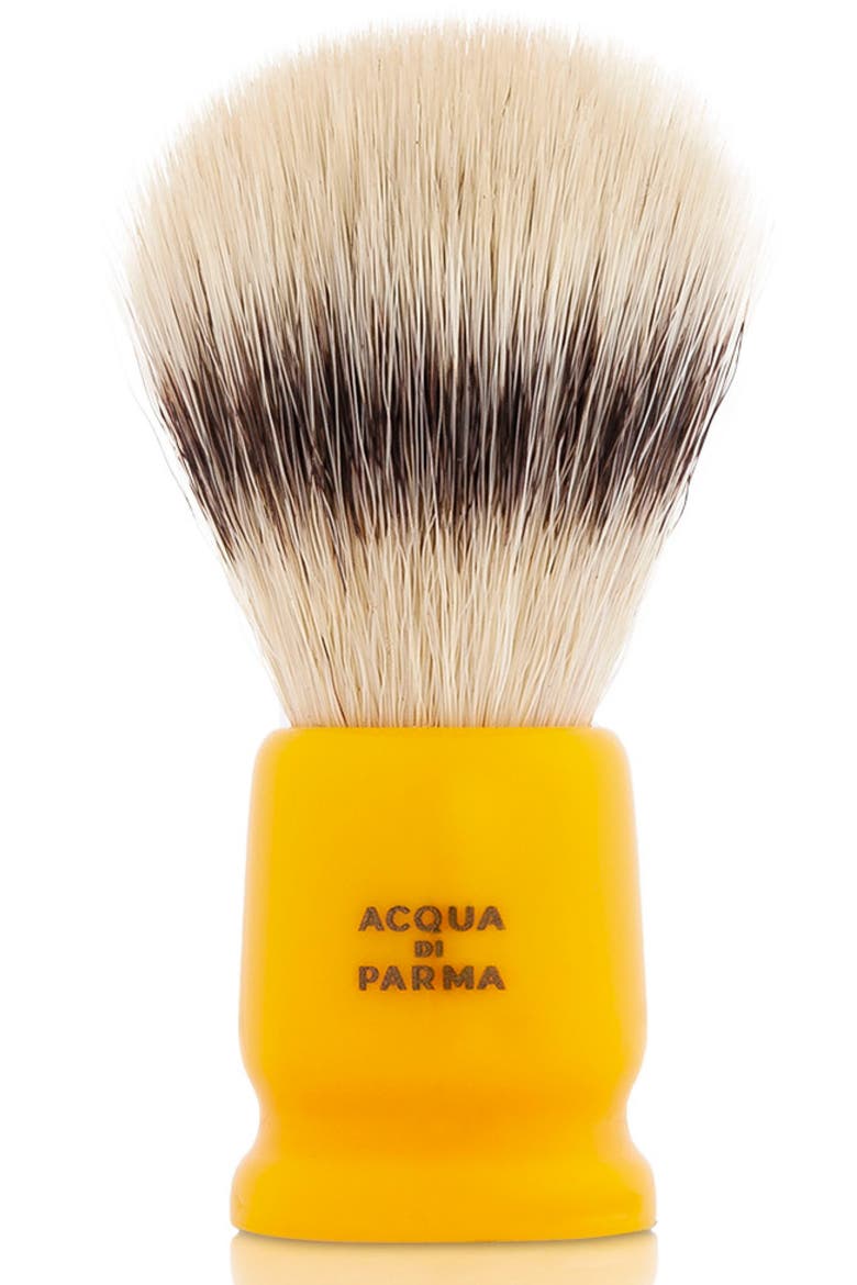 Barbiere Yellow Travel Shaving Brush, Main, color, NO COLOR