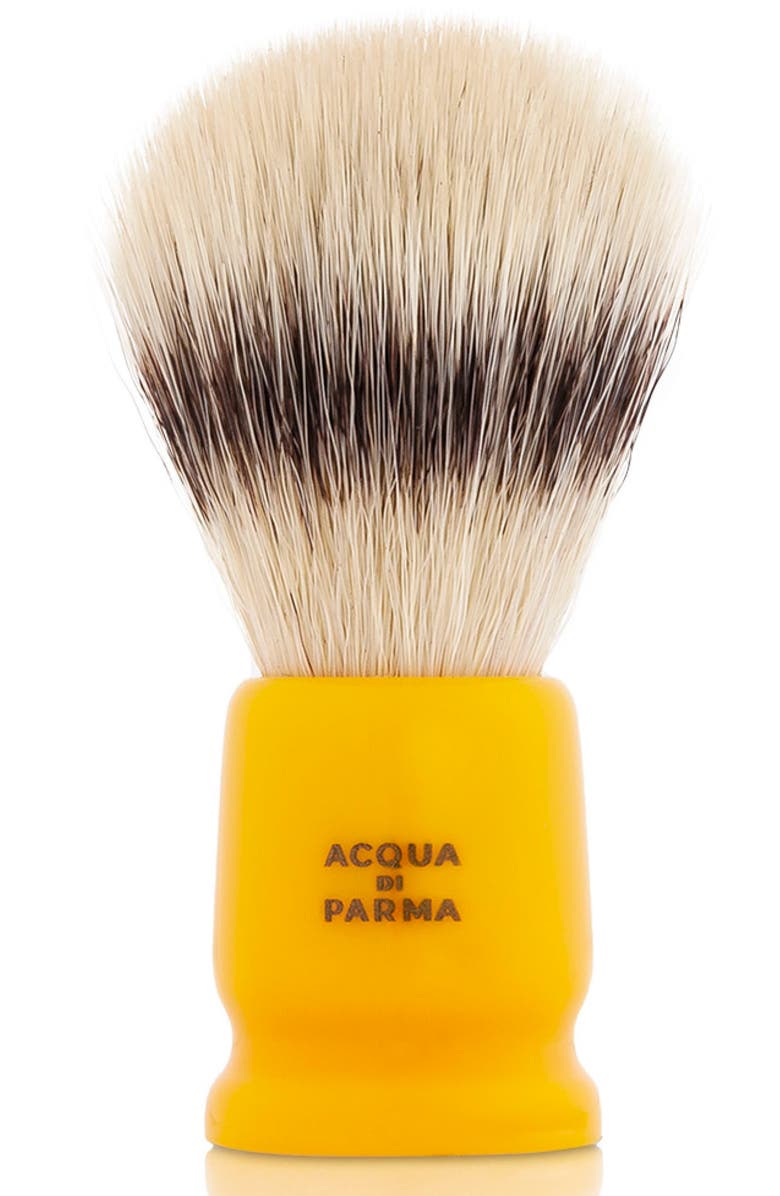 Acqua di Parma Barbiere Yellow Travel Shaving Brush, Main, color, 