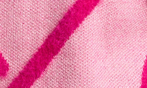 Saachi Wispy Heart Tunic Sweater In Pink