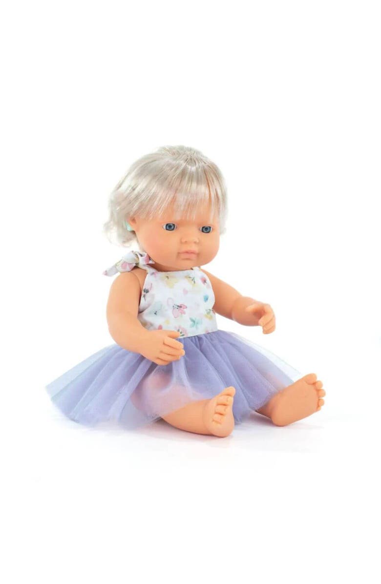 Miniland Baby Doll Caucasian Girl With Hearing Implant 15'' (Box) - My Friends & Me, Main, color, Light Skin