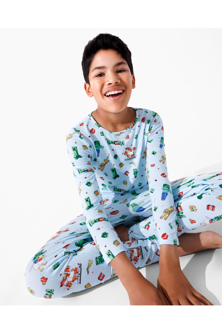 Kids' Minecraft Chicken Jockey Set of 2 Piece Pajamas, Alternate, color, Minecraft: Chicken Jockey