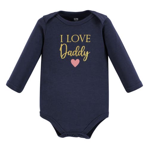 Hudson Baby Little Soft Cotton Long-sleeve One-piece 3pk