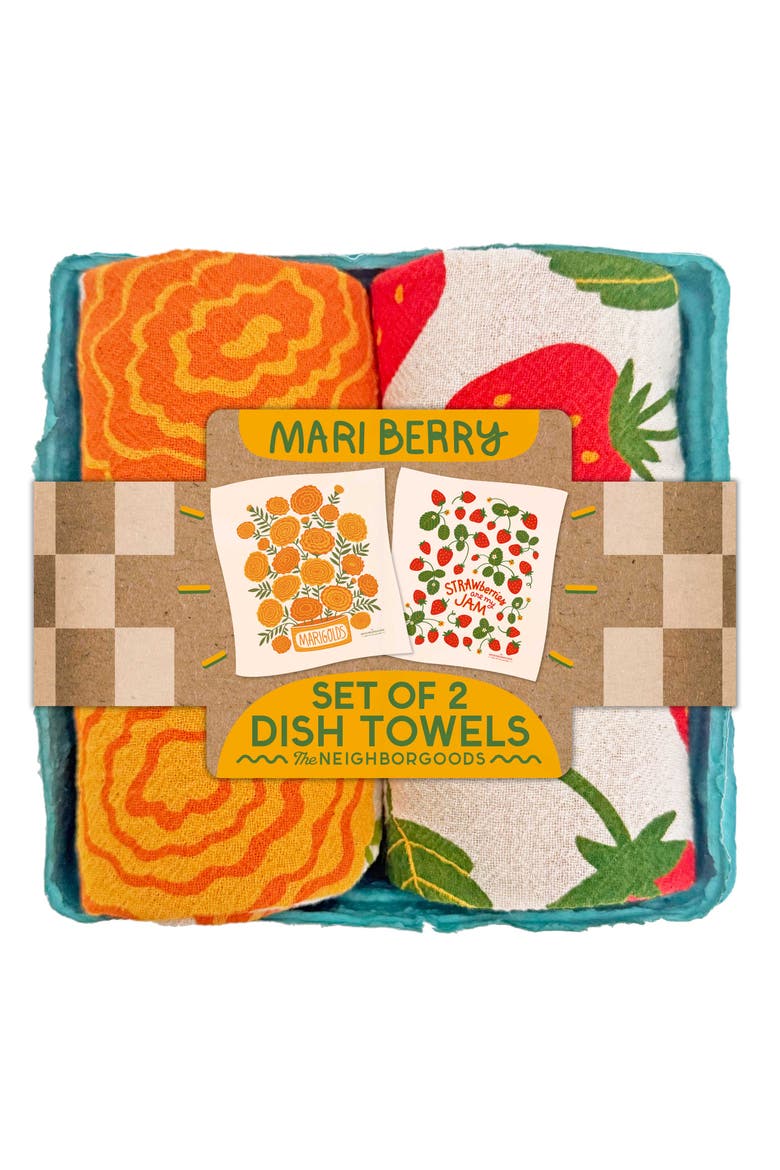 Mari Berry - Dish Towel Set of 2, Main, color, No Color