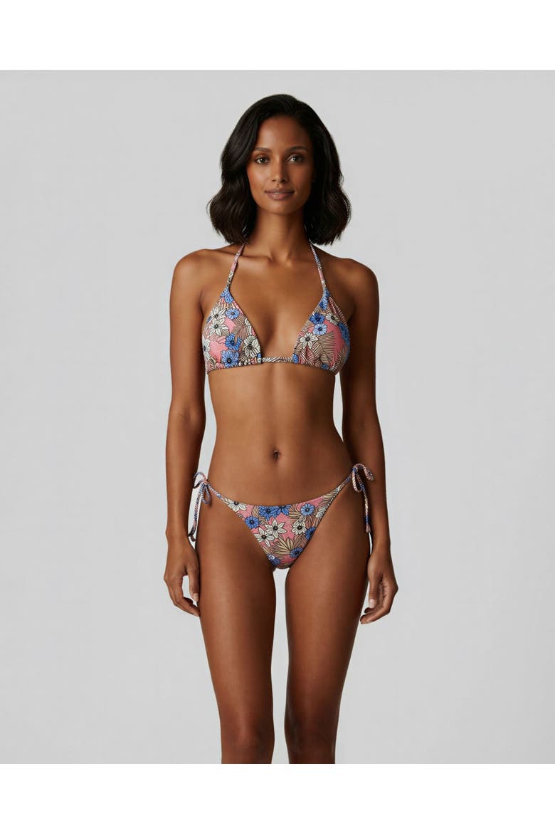 Tropical Mix Womens Bikini Top, Main, color, Tropical Mix Coral