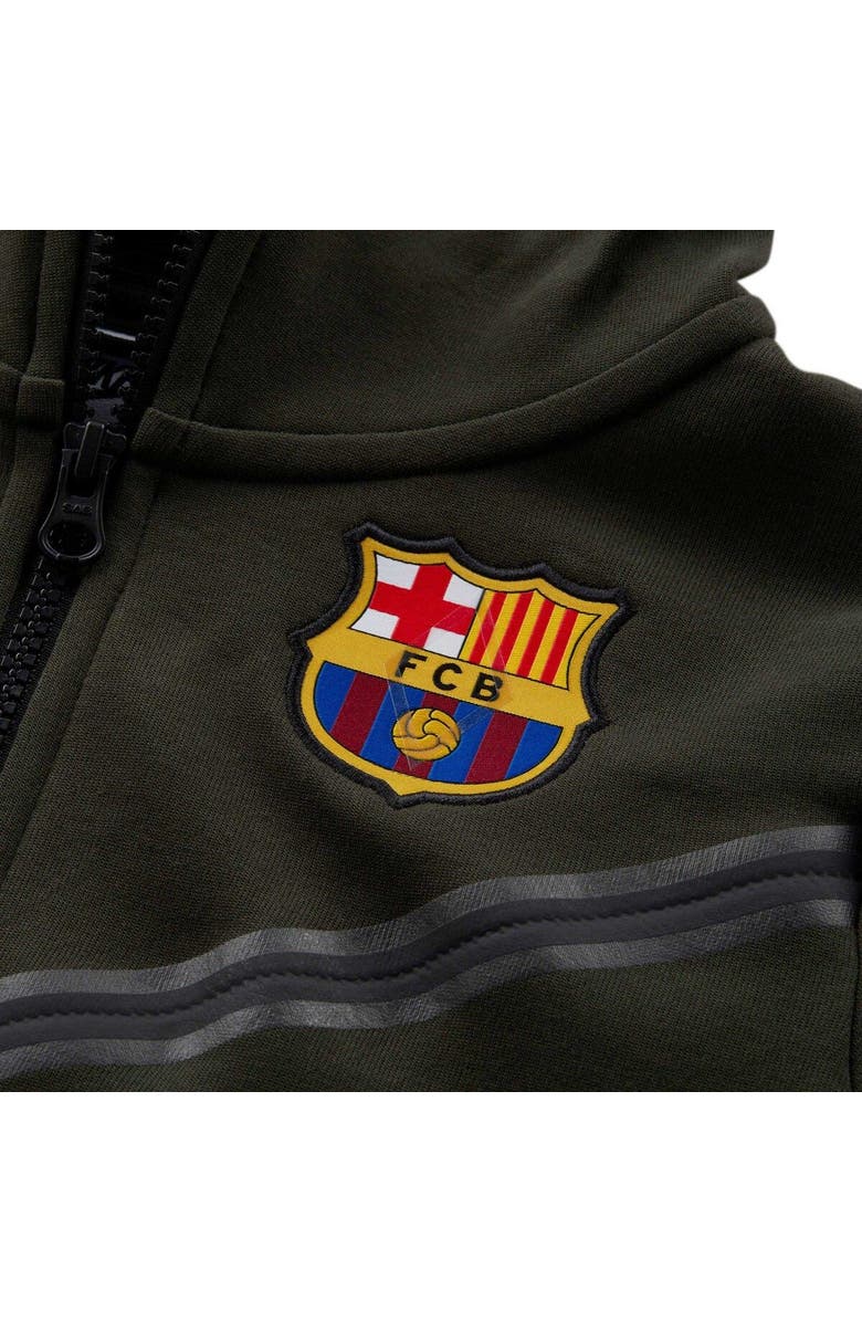 Nike Youth Nike Olive Barcelona Tech Fleece Full-Zip Hoodie, Alternate, color, 