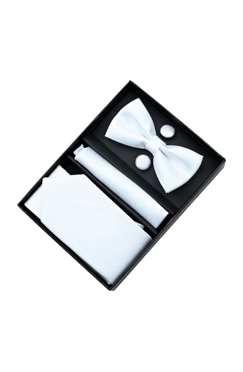 MOUSTACHE Four-piece Tie Set, Alternate, color, White