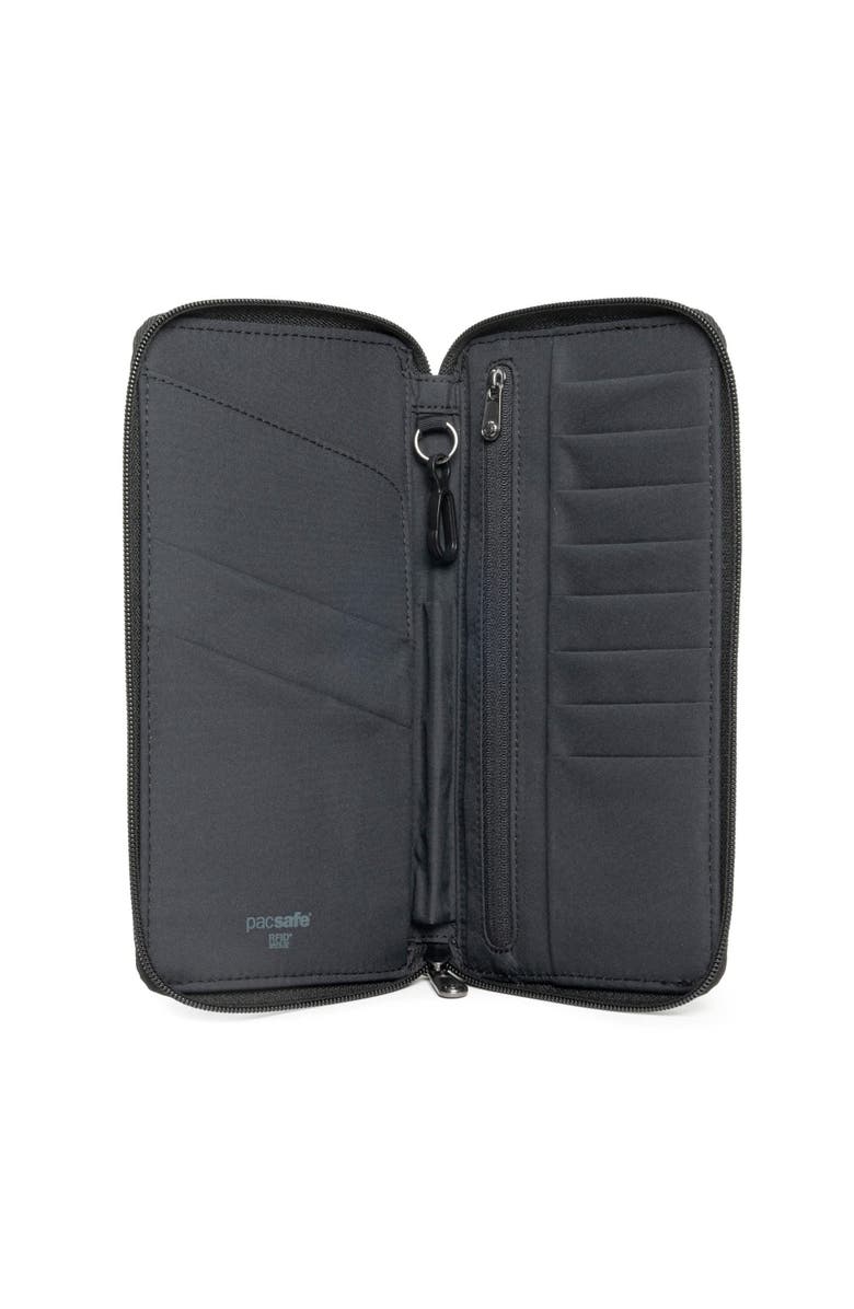 PACSAFE ,  RFIDsafe Travel Wallet  ,  Black, Alternate, color, 