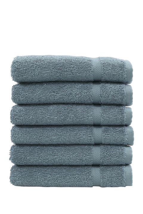 Denzi Washcloths - Set of 6 - Denzi Blue