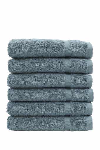Linum Home Textiles Denzi Washcloths - Set of 6 - Denzi Blue