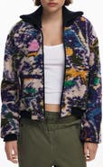 Desigual Wool Blend Woven Jacket