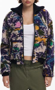 Desigual Wool Blend Woven Jacket