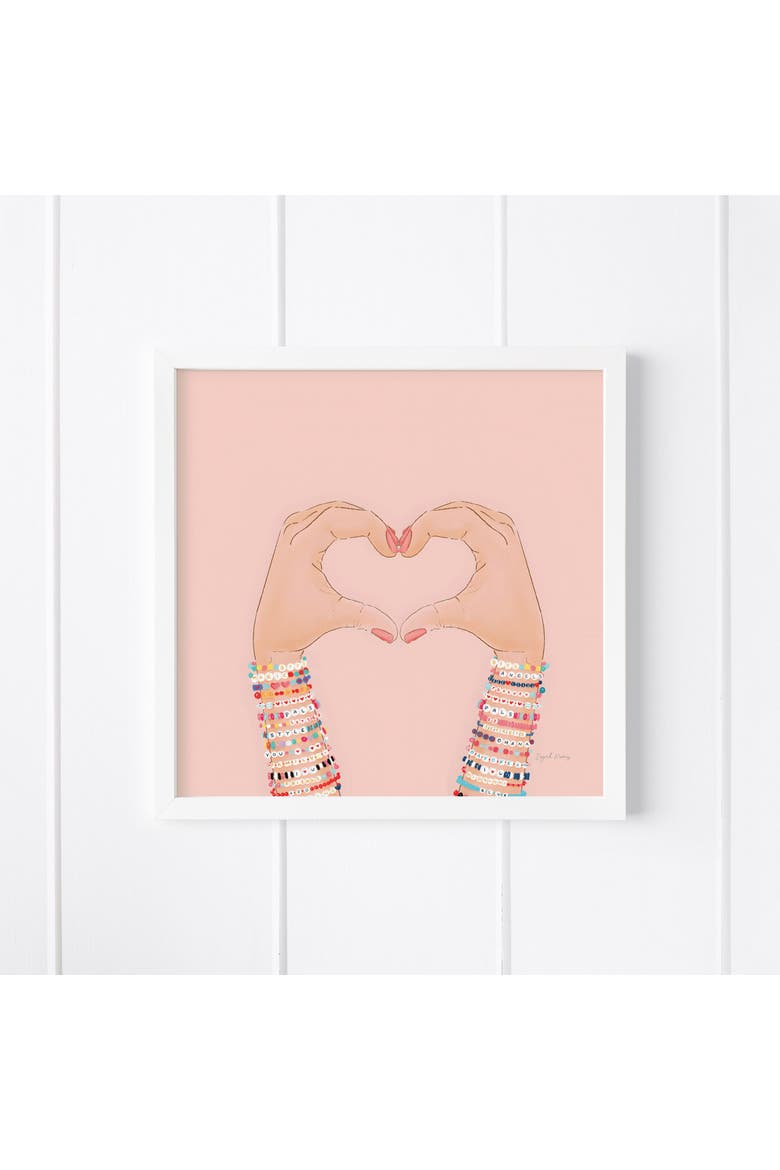 Friendship Braceletes Museum Quality 8" x 8" Art Print, Main, color, Multicolored