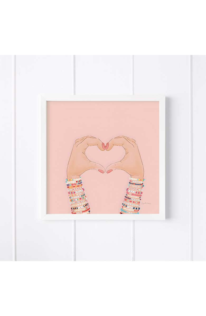 Ramus & Co Friendship Braceletes Museum Quality 8" x 8" Art Print, Main, color, Multicolored