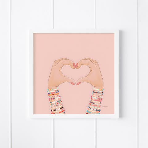 Friendship Braceletes Museum Quality 8" x 8" Art Print