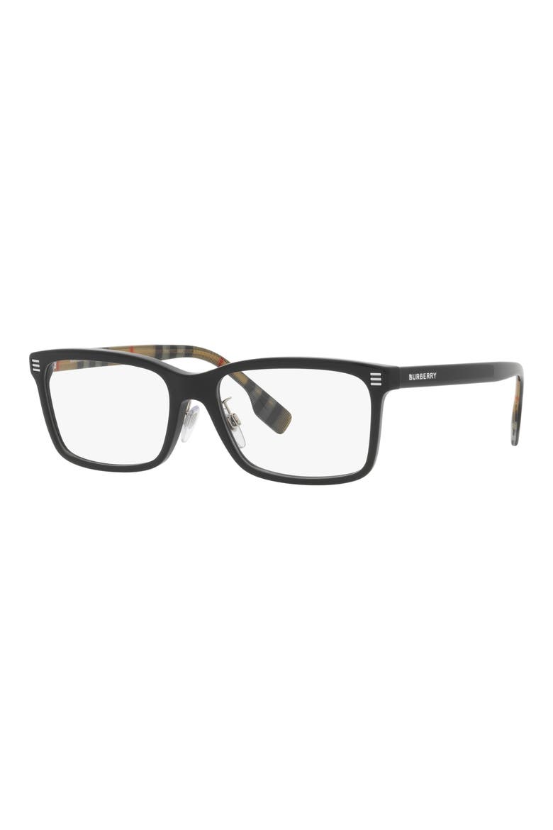 Foster 54mm Rectangular Optical Glasses, Alternate, color, BLACK