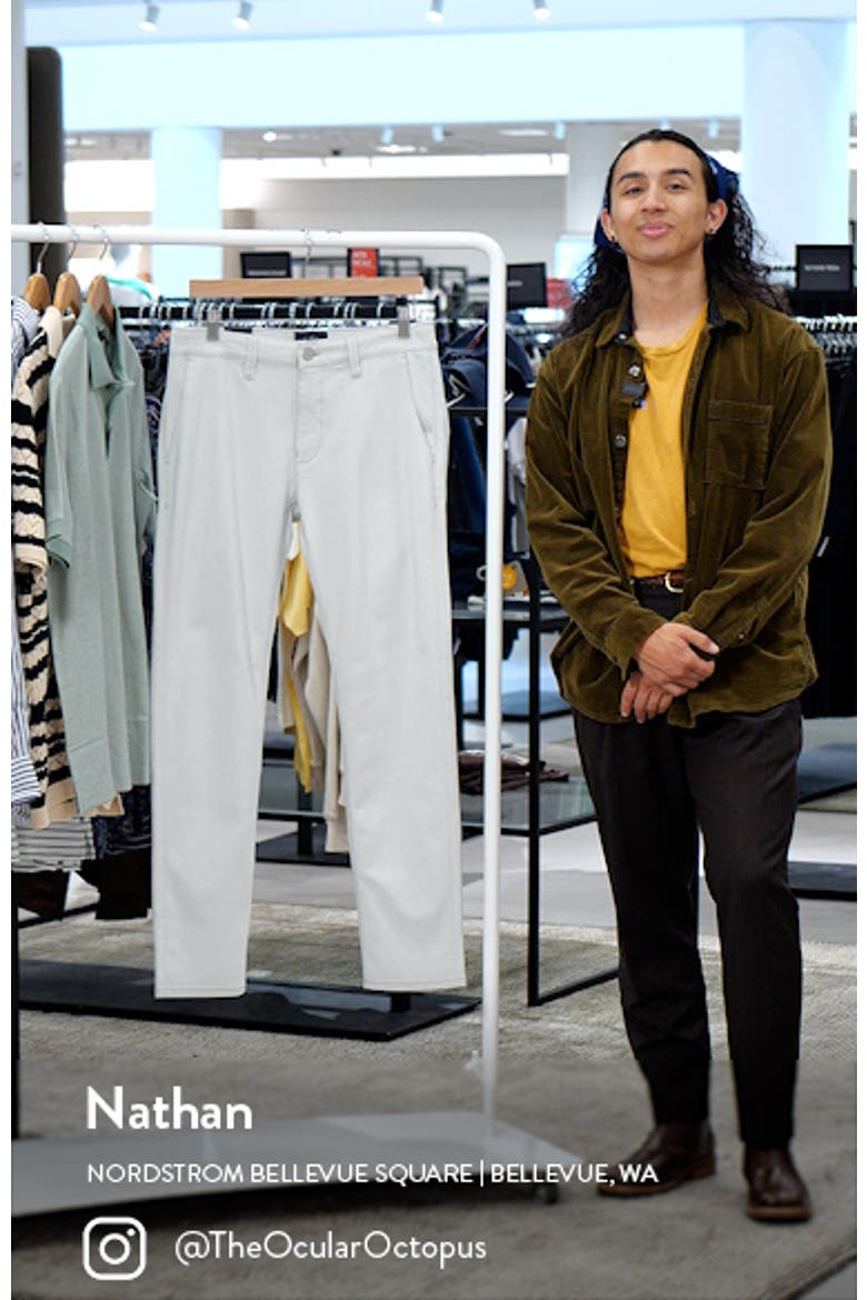 Verona Tapered Leg Stretch Chinos (Nordstrom Exclusive) video