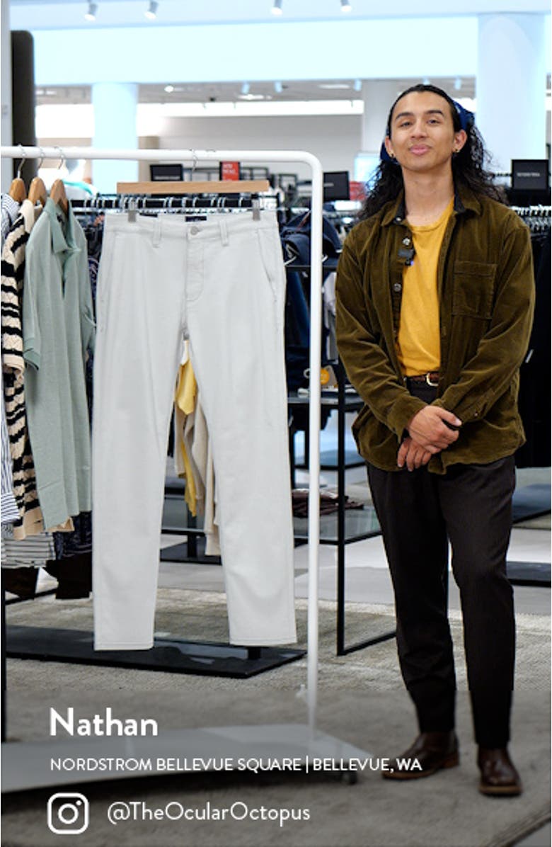 Verona Tapered Leg Stretch Chinos, sales video thumbnail