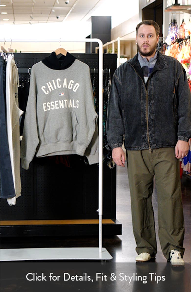 MLB White Socks Sport Fit Cotton Graphic Hoodie, sales video thumbnail