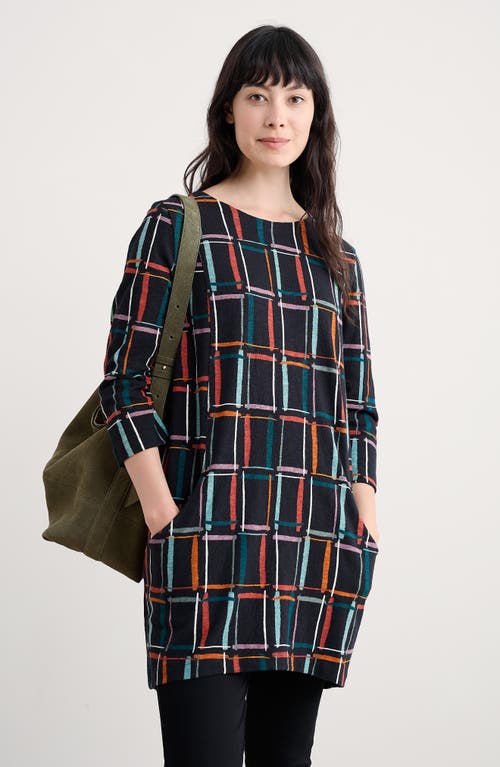 Seasalt Cornwall Shore Foraging Organic Cotton Tunic In Multi