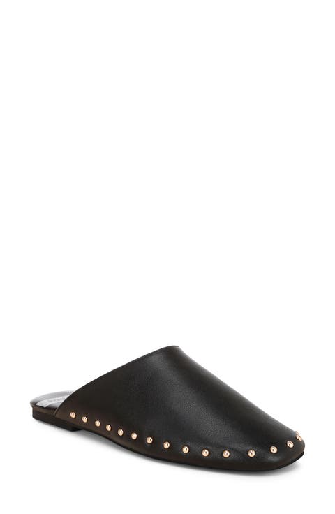 Mackey Studded Leather Mule