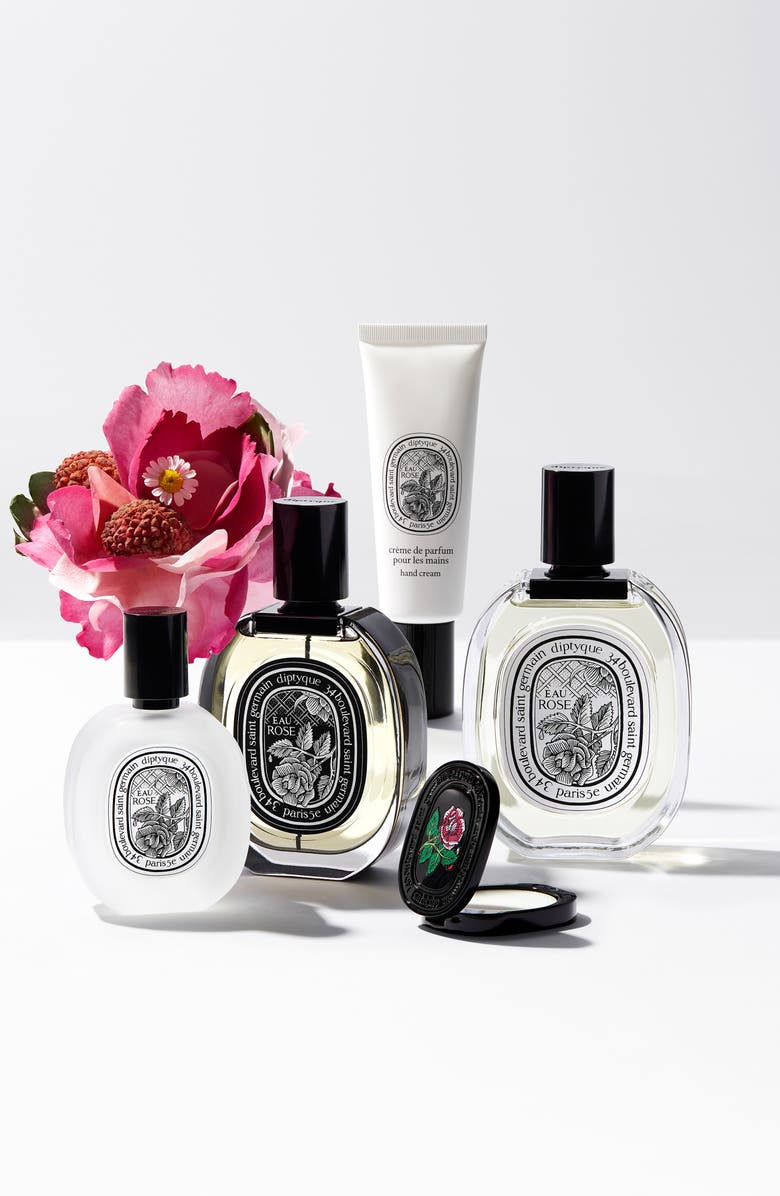 Diptyque Eau Rose Perfumed Hand Cream, Alternate, color, 