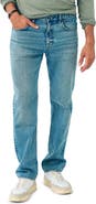 Faherty Slim Straight Leg Organic Cotton Jeans