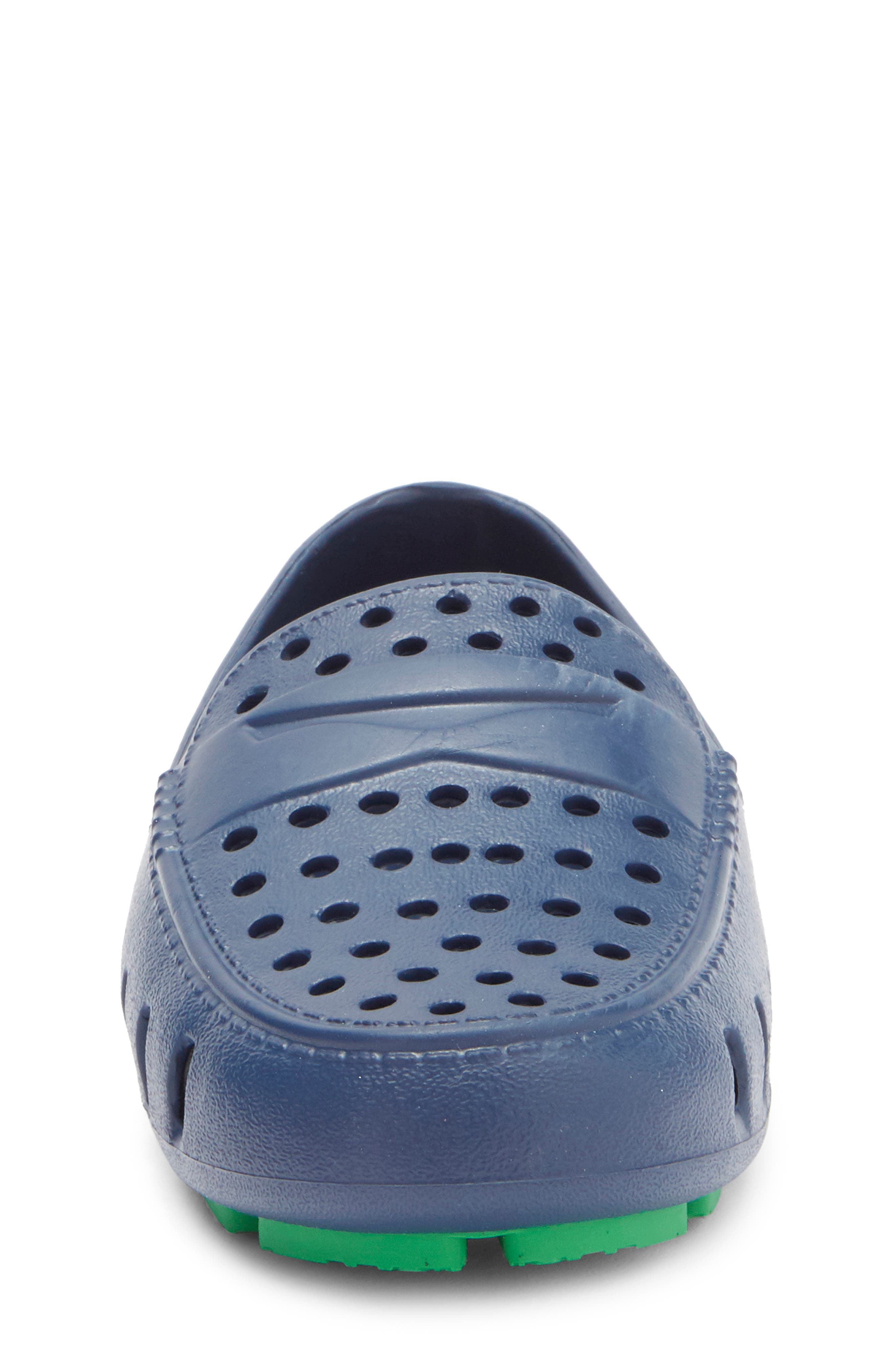 FLOAFERS Kids' Prodigy Driver Loafer, Alternate, color, Navy Peony/ Turf Green