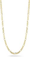GLAZE JEWELRY Sterling Silver Figaro Chain Necklace