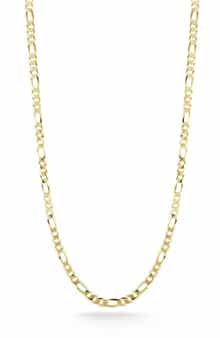 GLAZE JEWELRY Sterling Silver Figaro Chain Necklace
