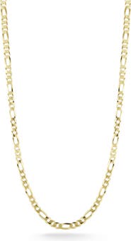 GLAZE JEWELRY Sterling Silver Figaro Chain Necklace