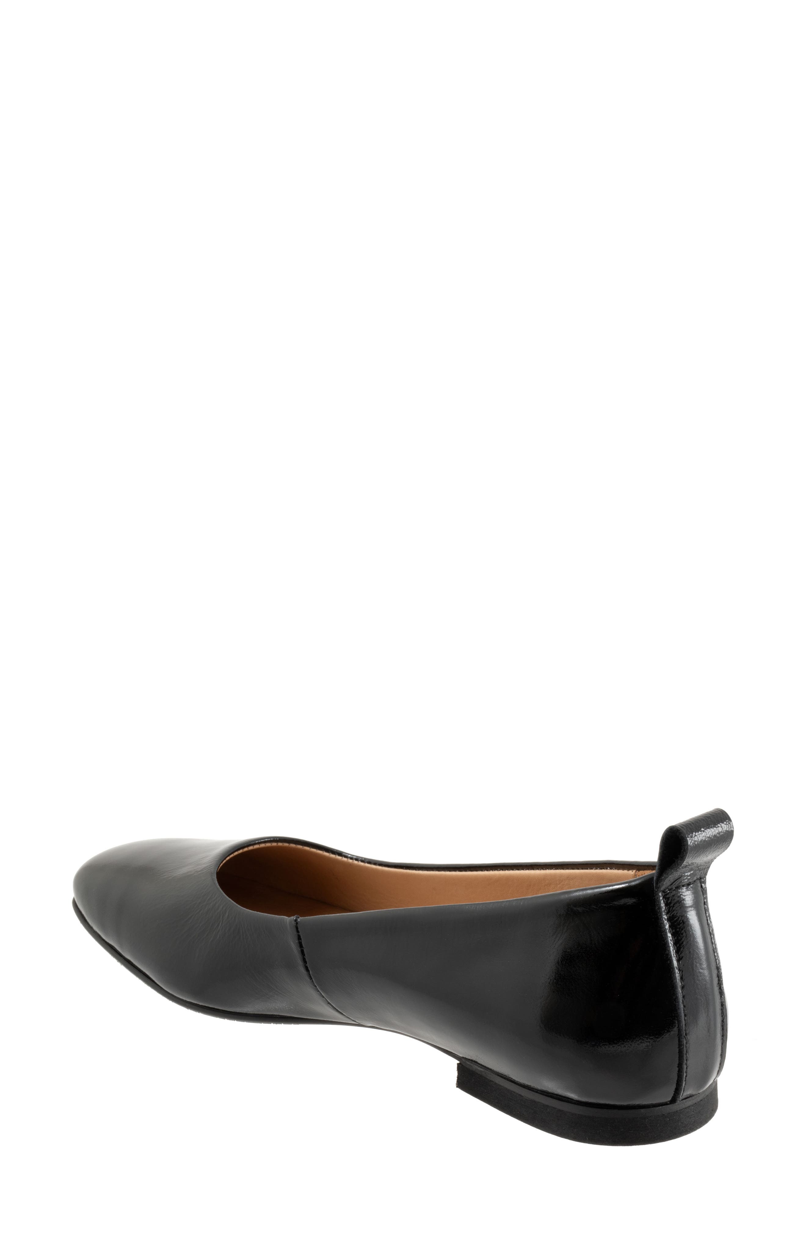 Bueno Elizabeth Flat, Alternate, color, Black Patent