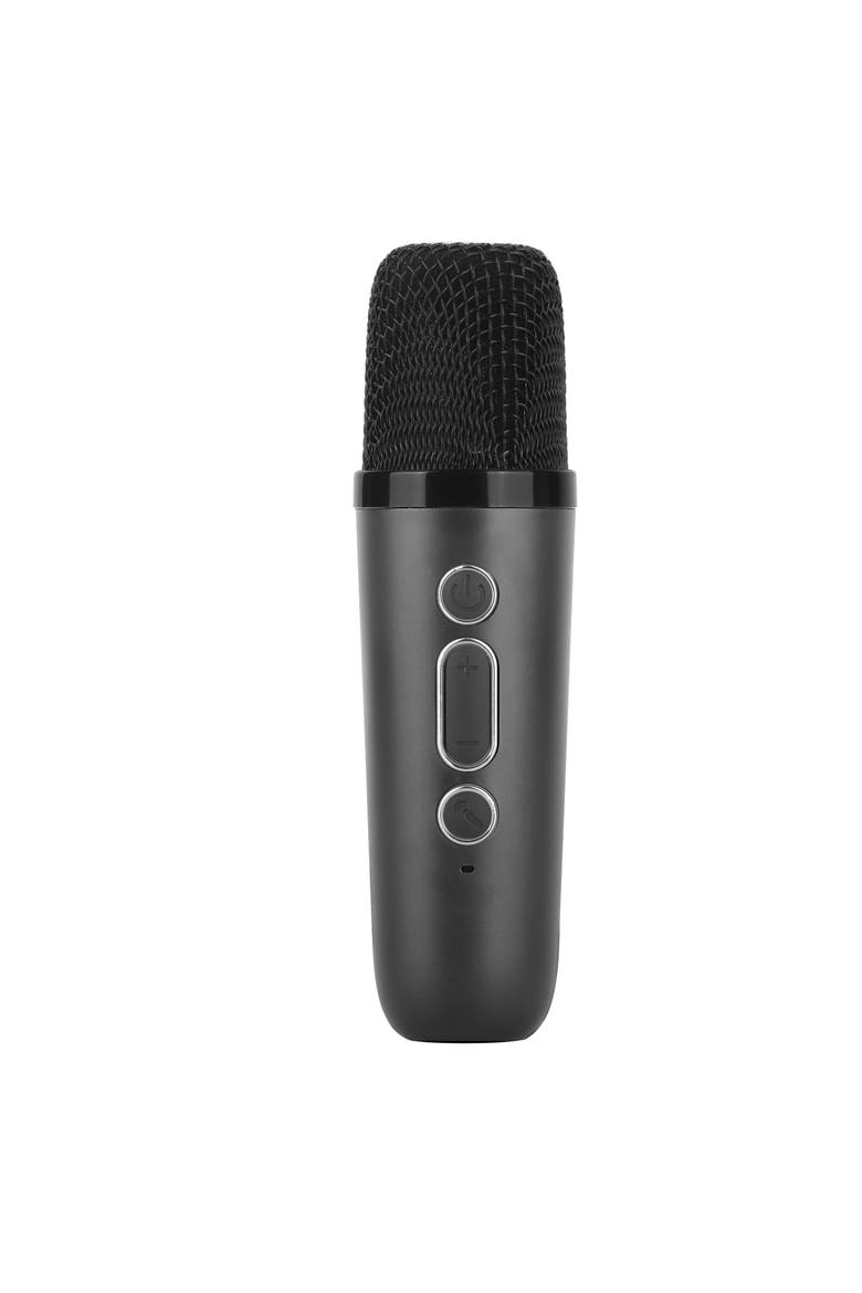 Mini Karaoke Bluetooth Speaker Wireless Mic, Alternate, color, Black
