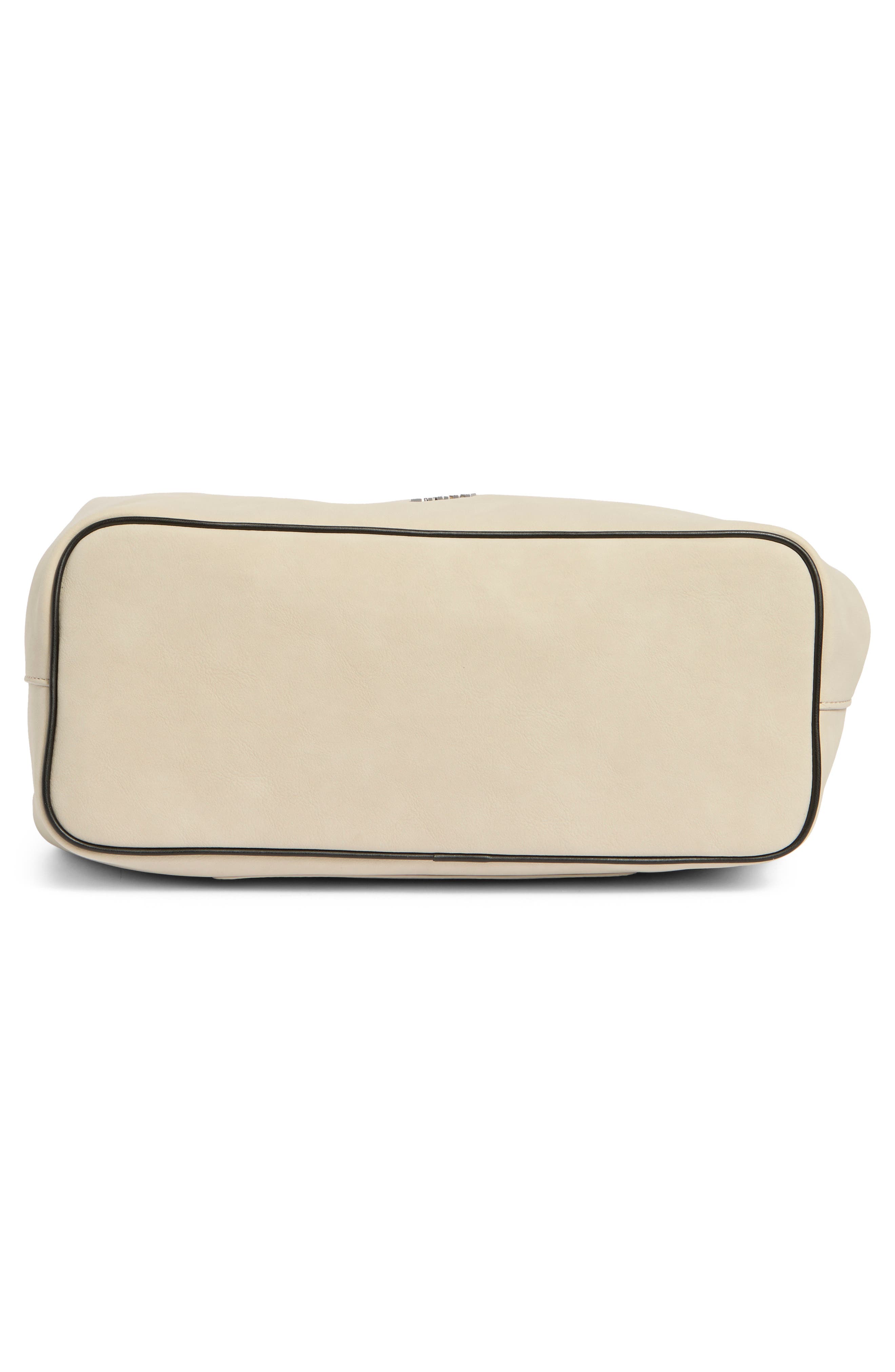 DKNY Paula Large Braided Handle Tote, Alternate, color, Light Taupe