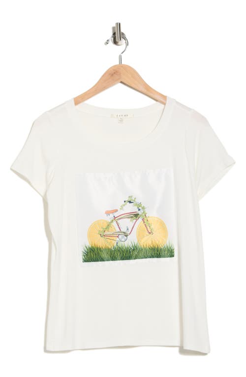 Cyrus Bicycle Graphic T-shirt In White