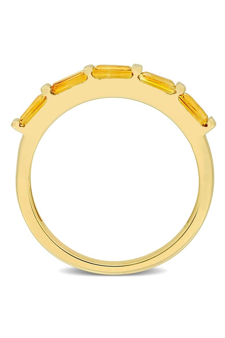 Gemstone Birthstone Anniversary Band 10k, Alternate, color, Citrine/Yellow Gold