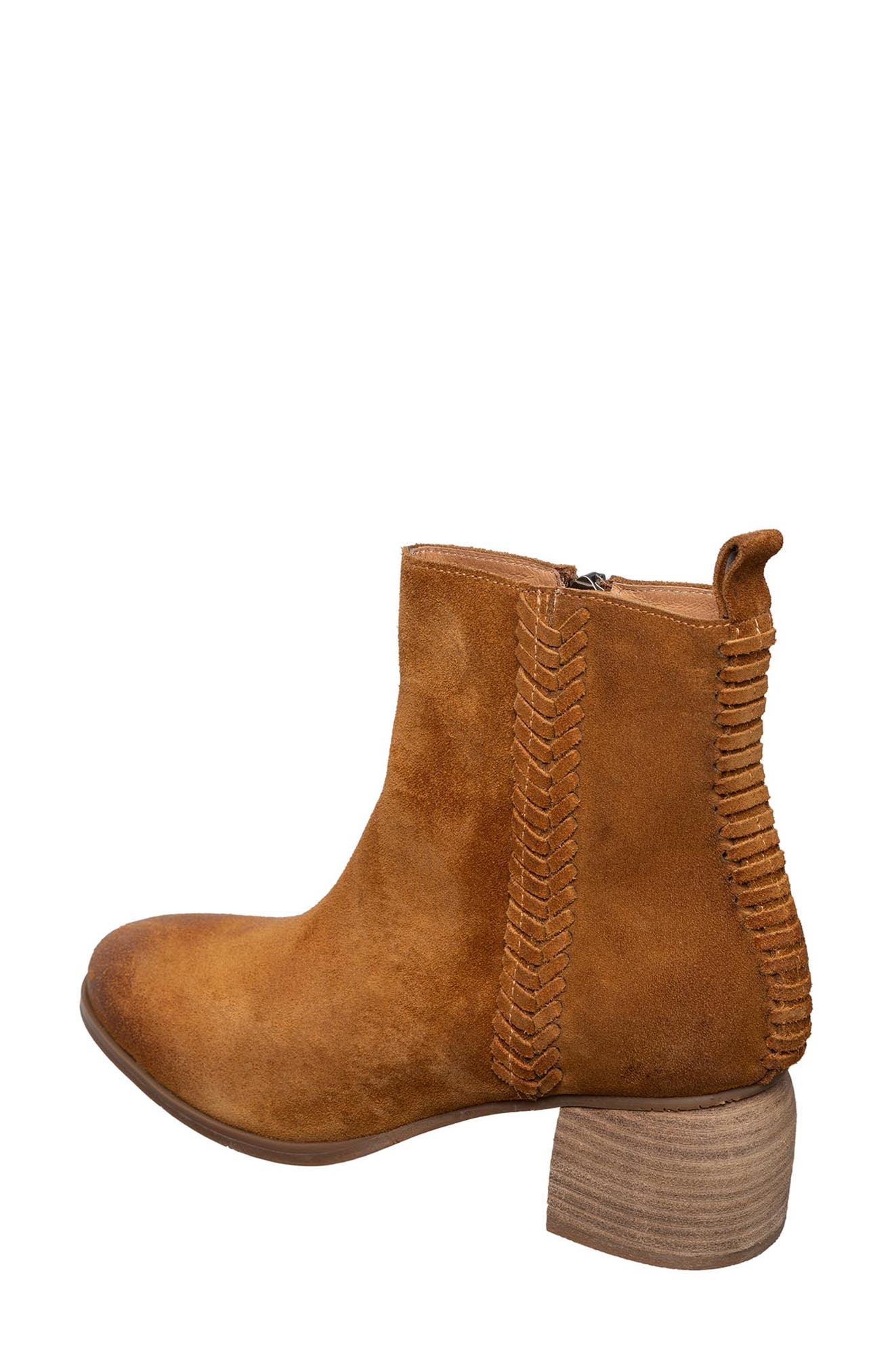 ANTELOPE Nila Almond Toe Bootie, Alternate, color, Cognac
