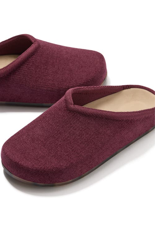 Rothys Rothy's The Revelvet Casual Clog In Burgundy