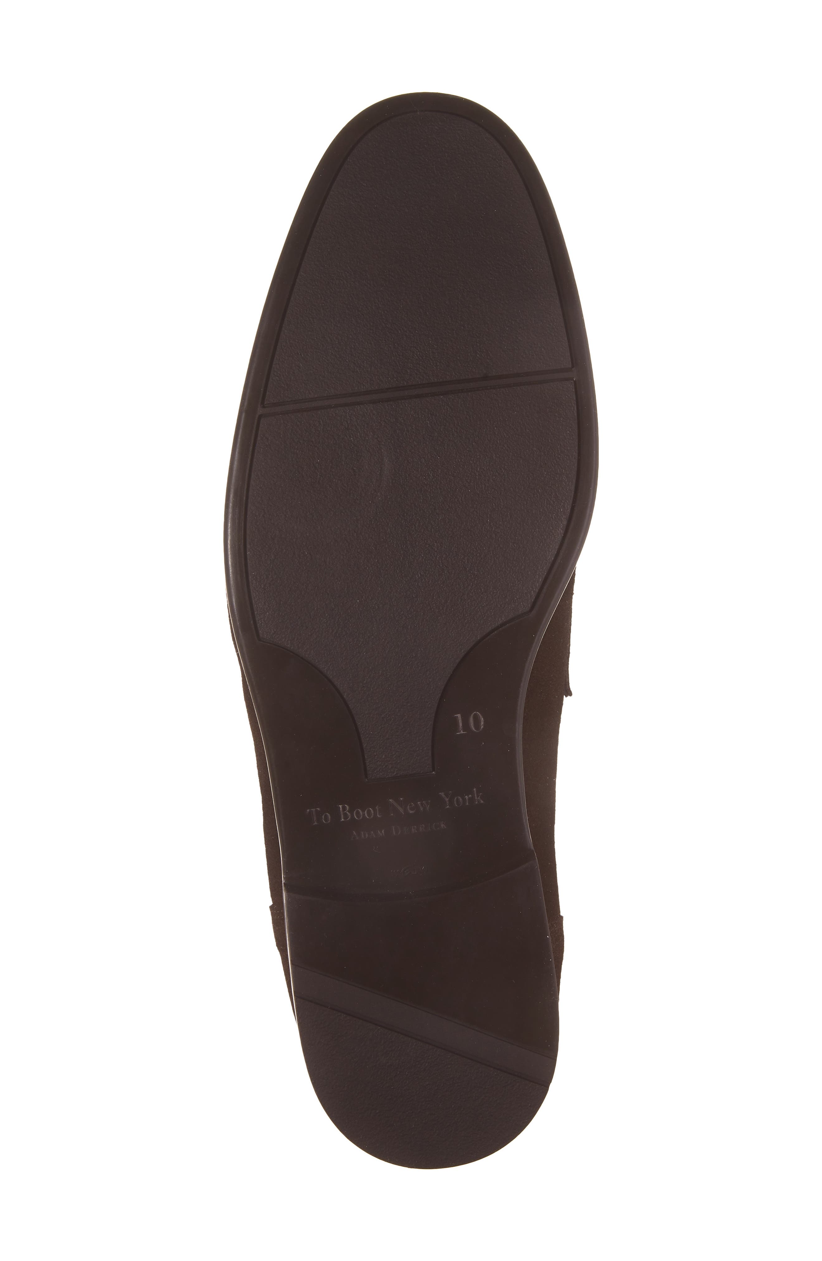 Baker Penny Loafer, Alternate, color, SUEDE CAFFE