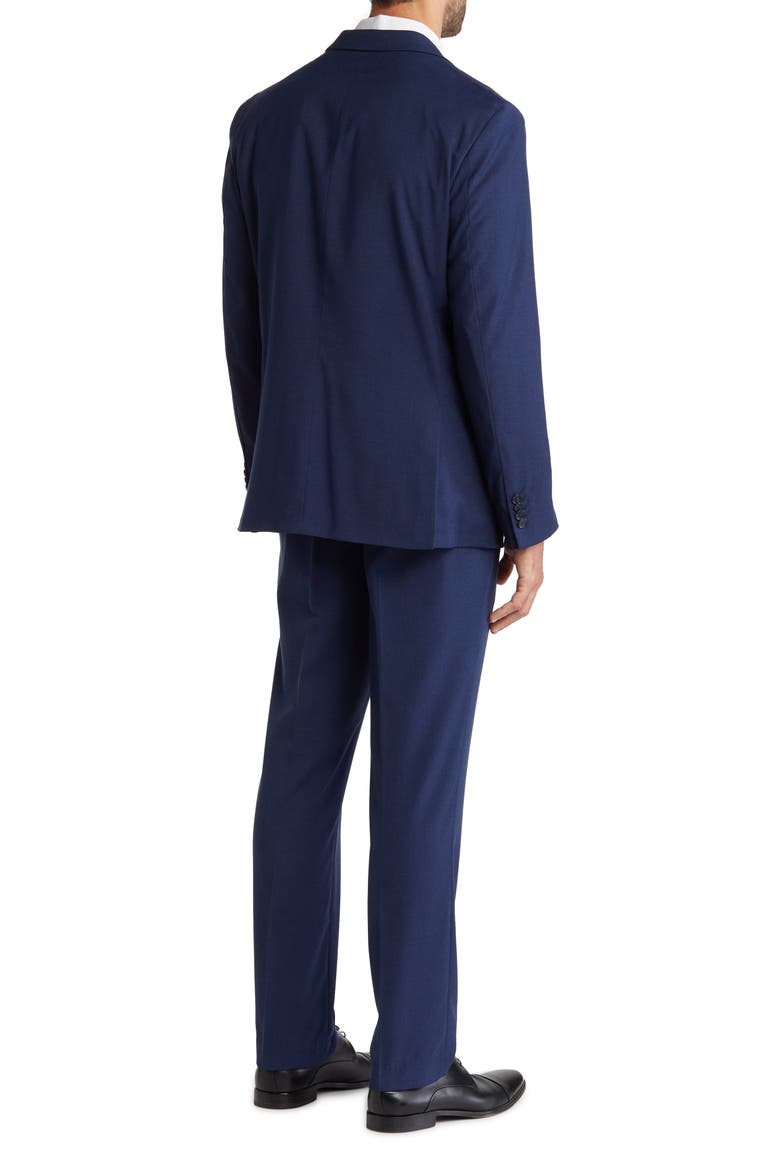 Classic Fit Houndstooth Suit, Alternate, color, BLUE