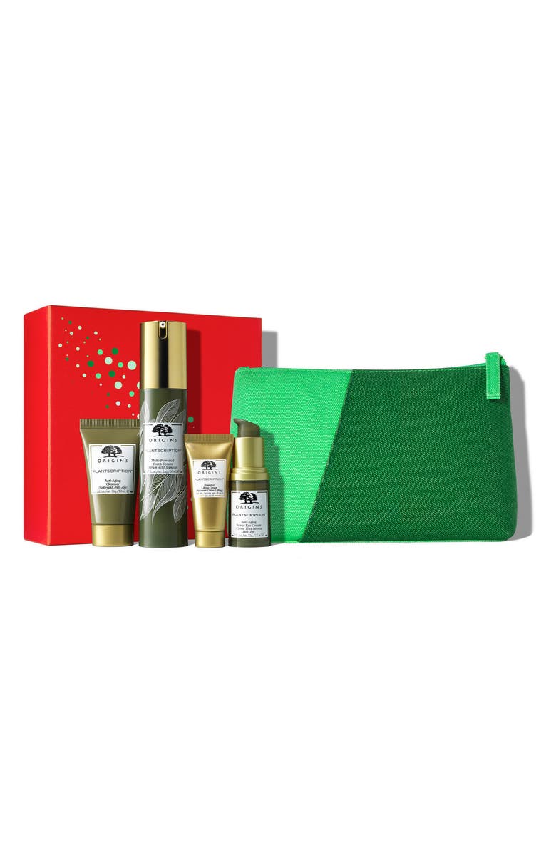 Origins Youthful Greetings Plantscription<sup>™</sup> Youth-Boosting Essentials Set USD $164 Value, Main, color, 