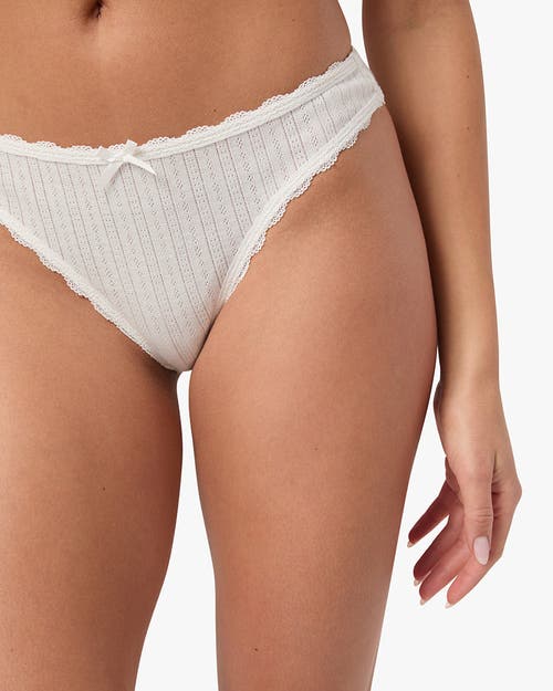 Weworewhat Low Rise Brief In Ivory