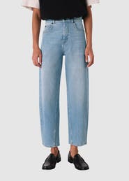 Whistles Stretch Barrel Leg Jean