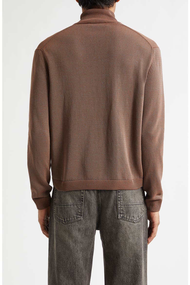 Float Funnel Cotton Blend Cardigan, Alternate, color, CANGIANTE COPPER TECH COTTON