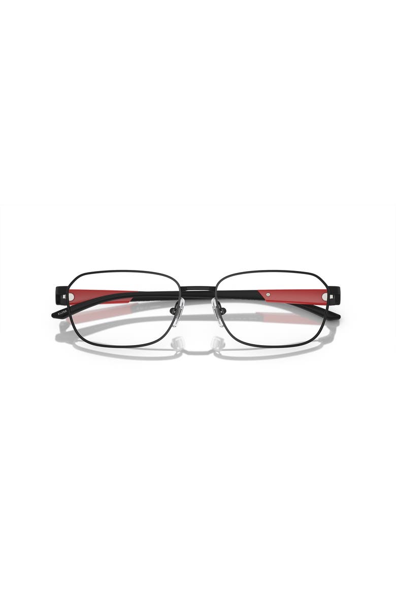ARNETTE 55mm Rectangle optical glasses, Alternate, color, Black