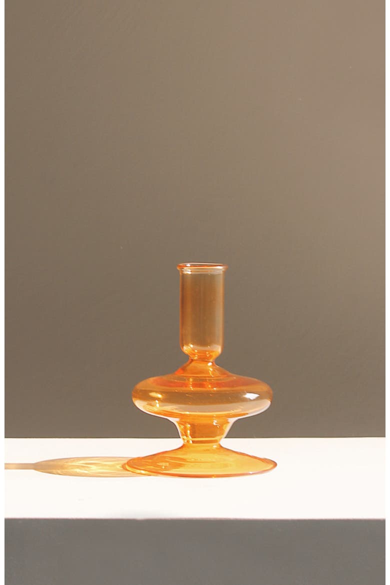 Gigi Candle Holder, Alternate, color, Orange