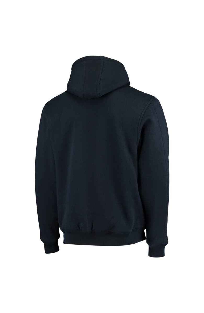 DUNBROOKE Men's Dunbrooke Navy Tennessee Titans Craftsman Thermal-Lined Full-Zip Hoodie, Alternate, color, Navy